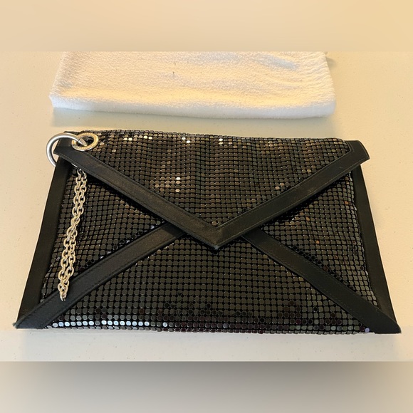 BCBG Max Azria black clutch - Picture 5 of 6